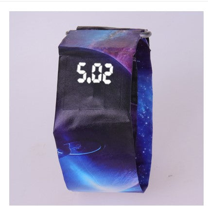 Fashion creative smart tear-resistant waterproof paper watch