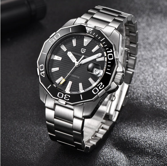 Men's Stainless Steel Mechanical Watch