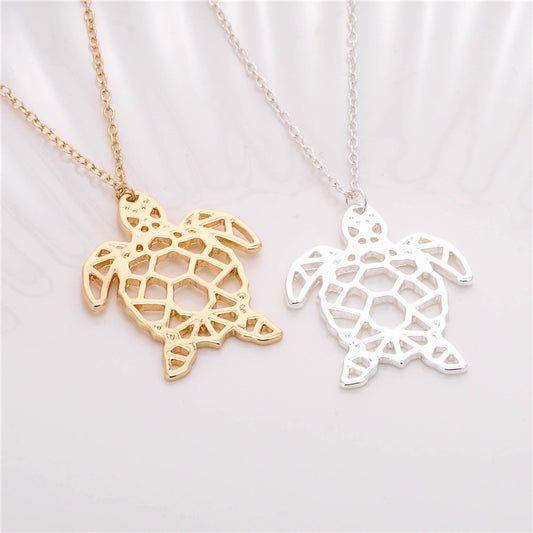 Popular Personality Jewelry Hollow Turtle Necklace