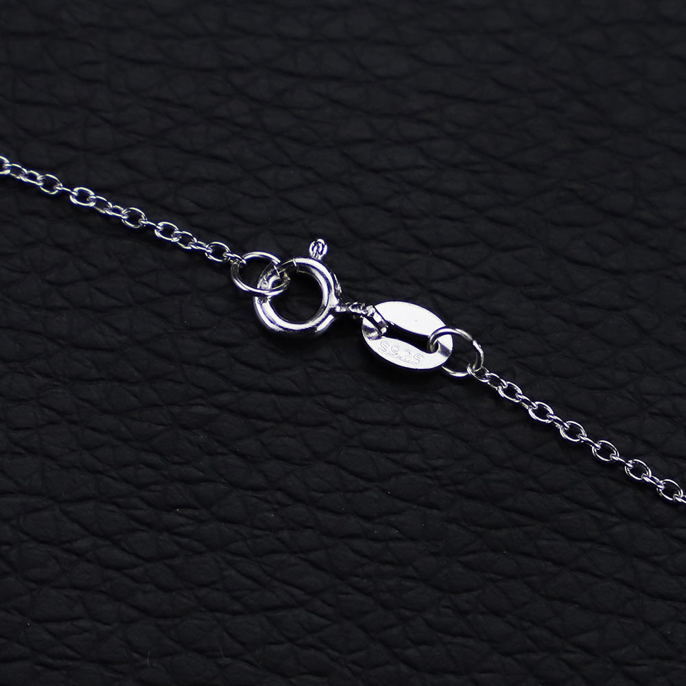 925 Silver Cross Pendant Necklace