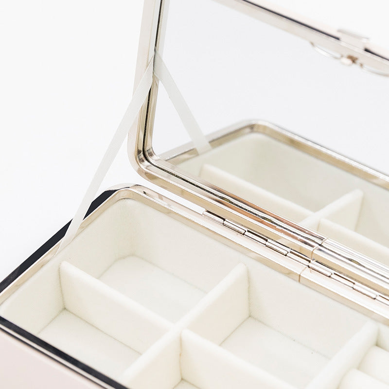 Portable PU Jewelry Storage Box