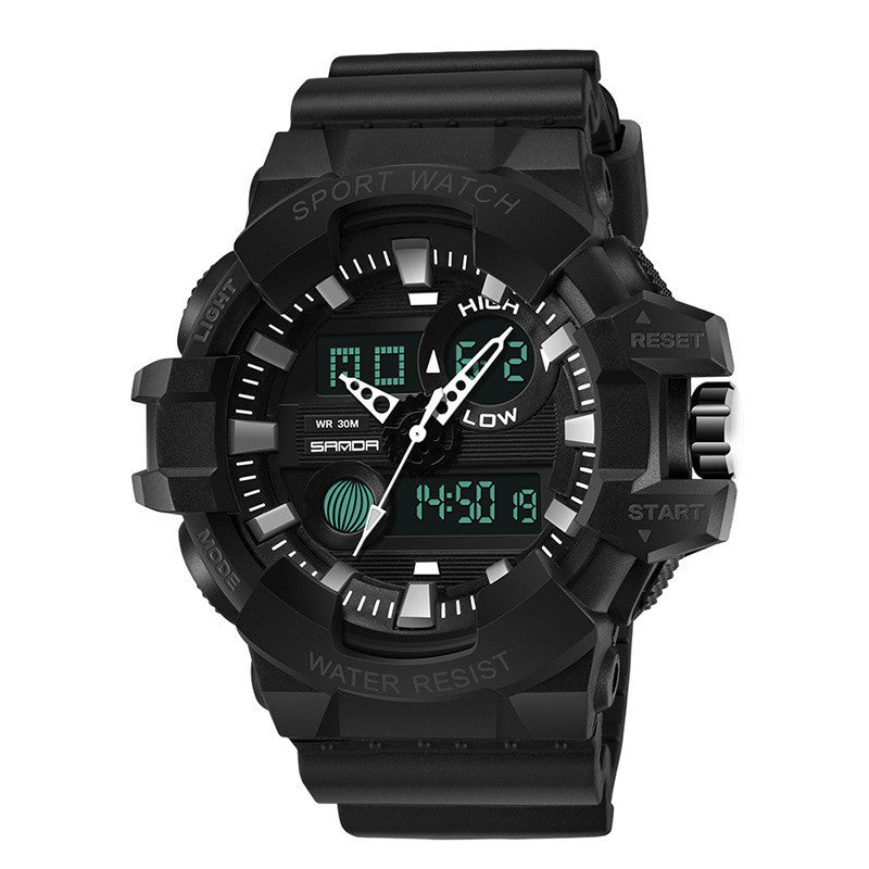 Fashion sports waterproof men's electronic watch