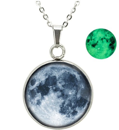 Glow Moon Necklace For Women Jewelry