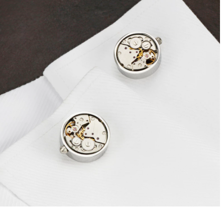 Turning French Men's Movement Cufflinks