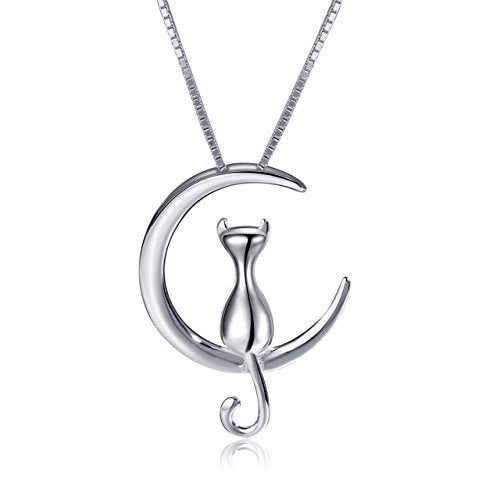 Fashion Cat Moon Necklace