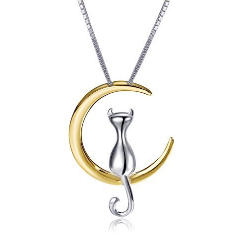 Fashion Cat Moon Necklace