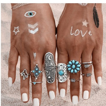 Boho Vintage Ring Sets