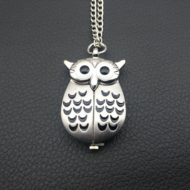 Owl pocket watch