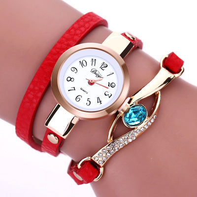 New Fashion Hot Women's Belt Three Circle Wristwatch