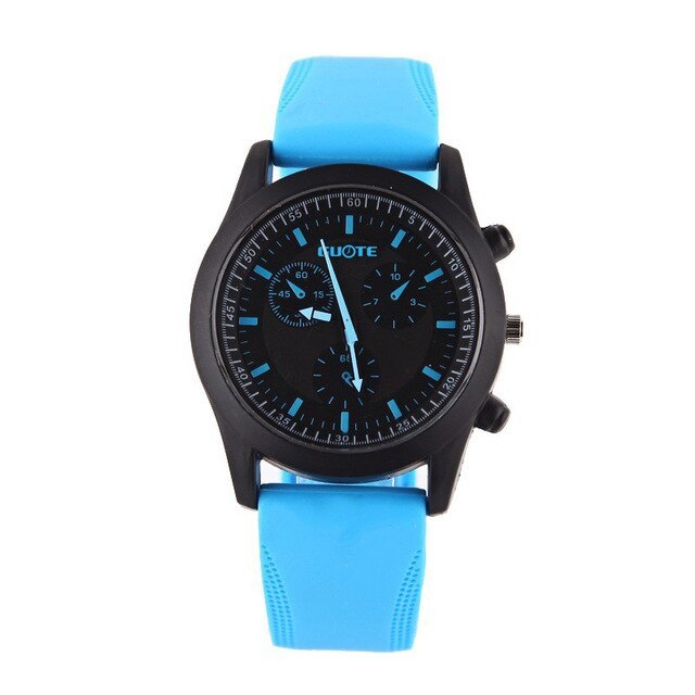 Fashion Jelly Silicone Strap Quartz Watch