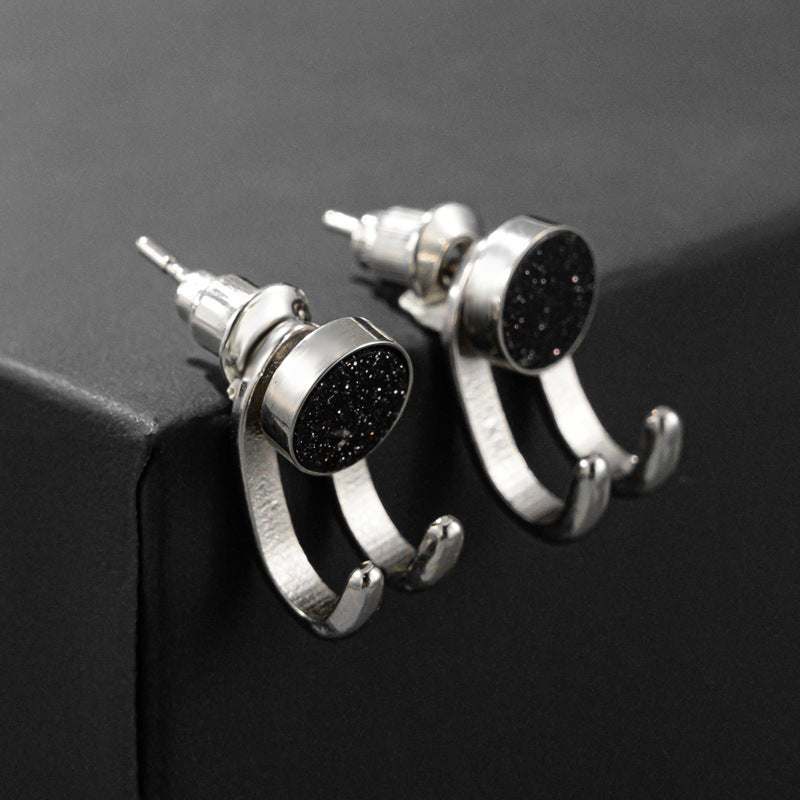 925 Earrings Men's Trend Personality Men