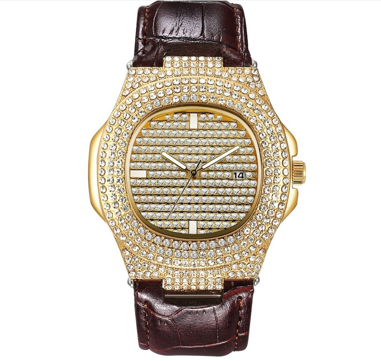 Quartz Diamond Watch Belt watch