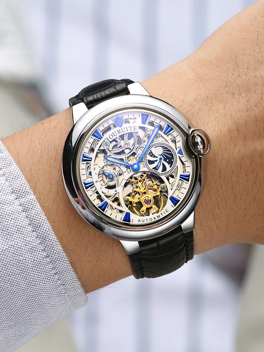 Mechanical watch hollow waterproof watch