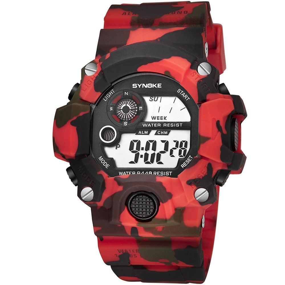 Sports multifunctional waterproof and anti-fall watch