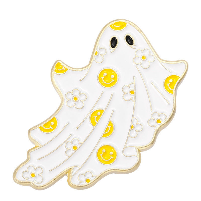 Cute Little Brooch Ghost White Horror Ghost