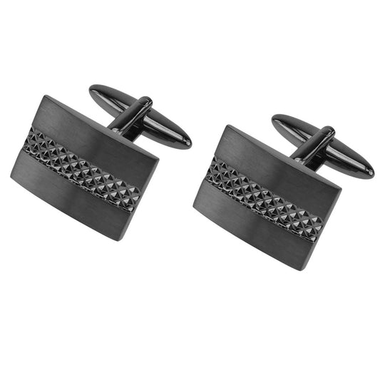 Metal Copper Men's French Shirt Square Cufflinks