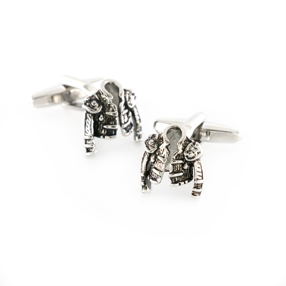 Matador Leather Jacket Clothes Cufflinks Knight Style