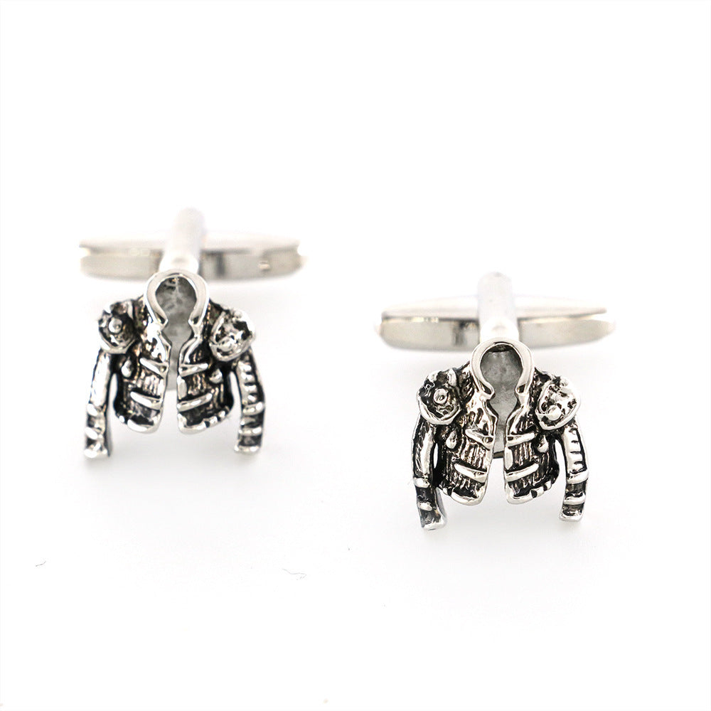 Matador Leather Jacket Clothes Cufflinks Knight Style