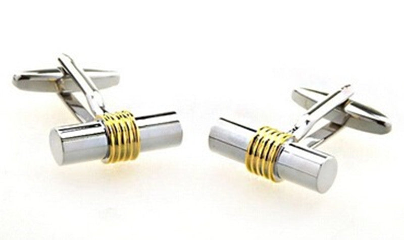 Metal Style Cufflinks French Shirt Cuffs