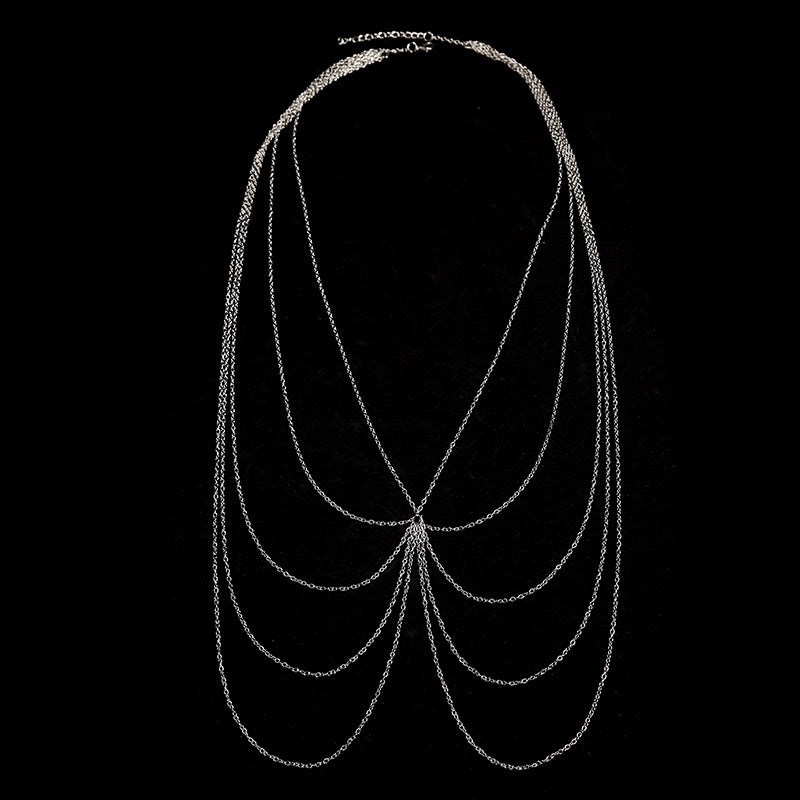 Simple Chain Tassel Body Chain Women