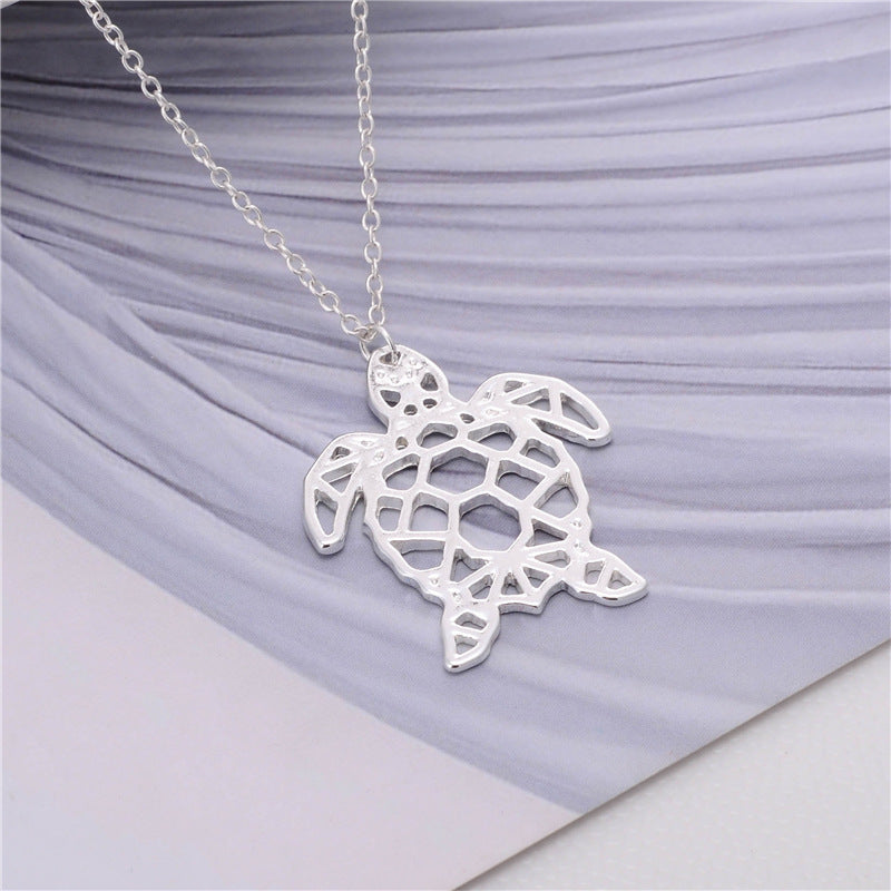 Popular Personality Jewelry Hollow Turtle Necklace