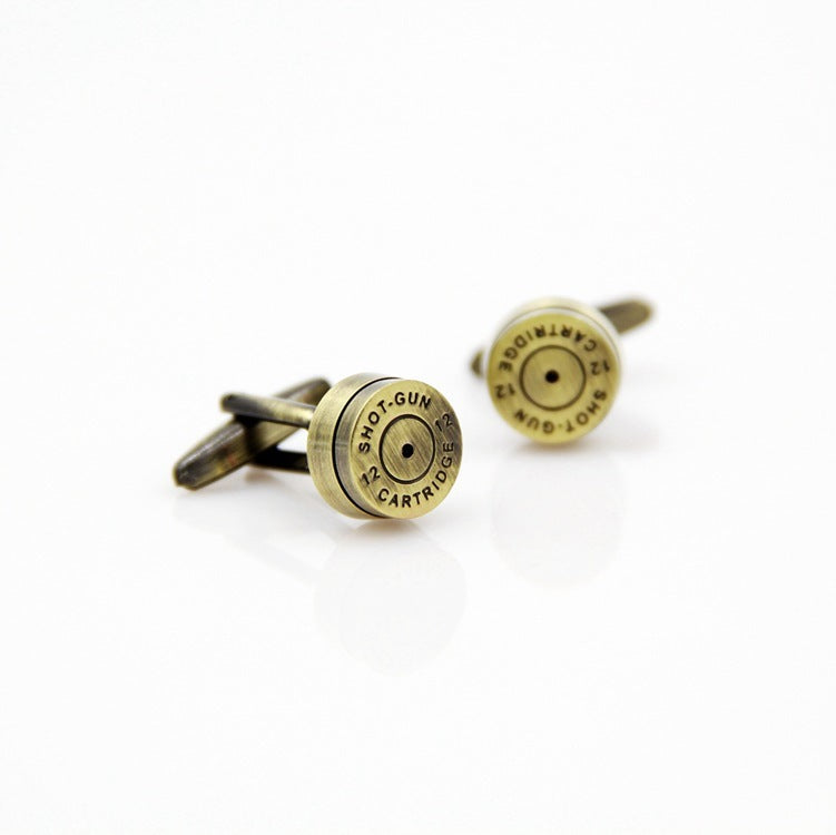 Green Bronze Bullet Shape Cufflinks Cuff Nails