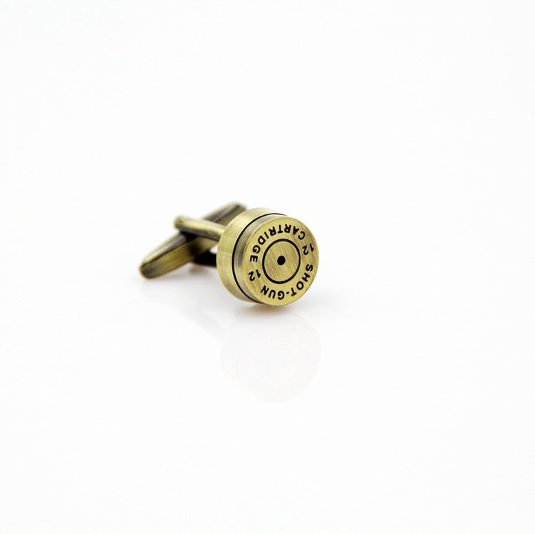 Green Bronze Bullet Shape Cufflinks Cuff Nails