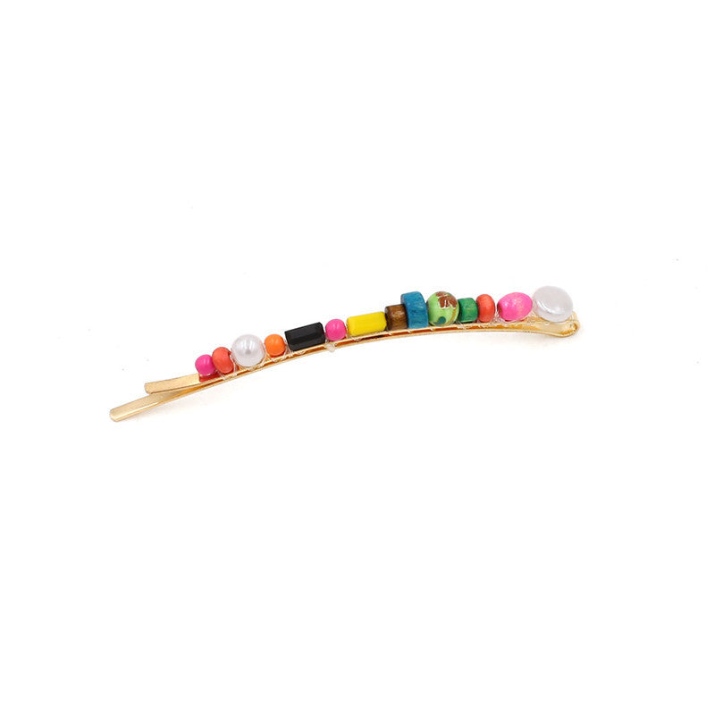 Color Wood Handmade Ethnic Hairpin Set