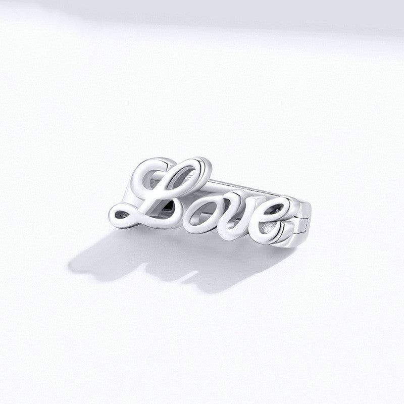 Letter LVOEs925 Sterling Silver Beads Fashion