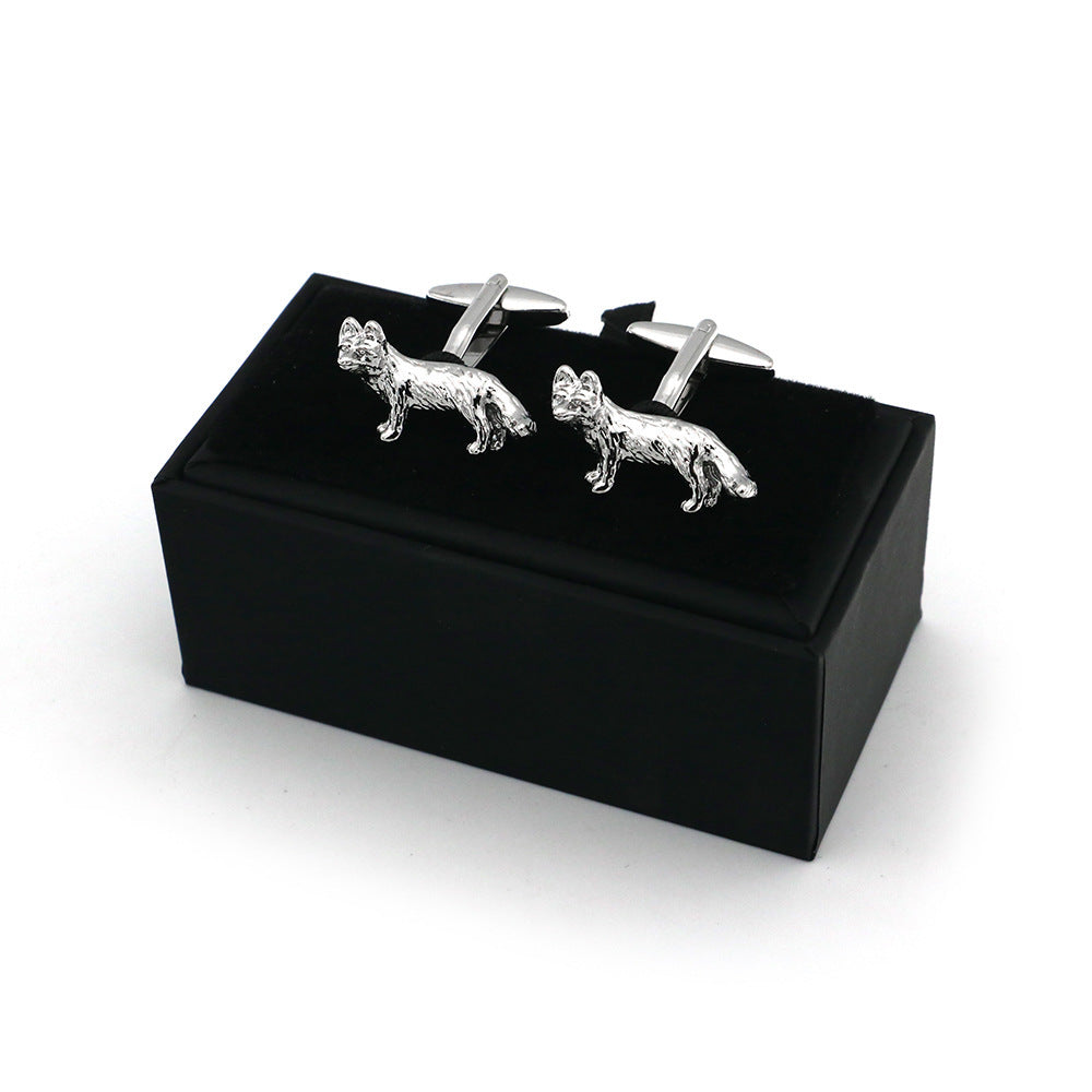 Fashion Men's French Shirt Animal Cufflinks