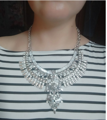 Alloy Diamond Short Necklace Crystal Necklace