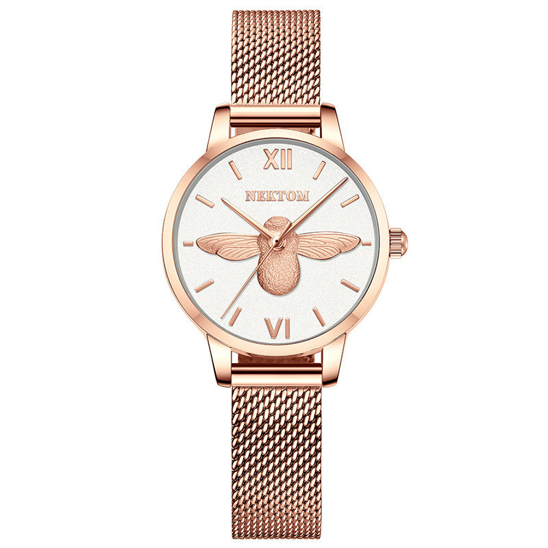 Ladies Bee Watch Fashion Trend All-Match Quartz Watch