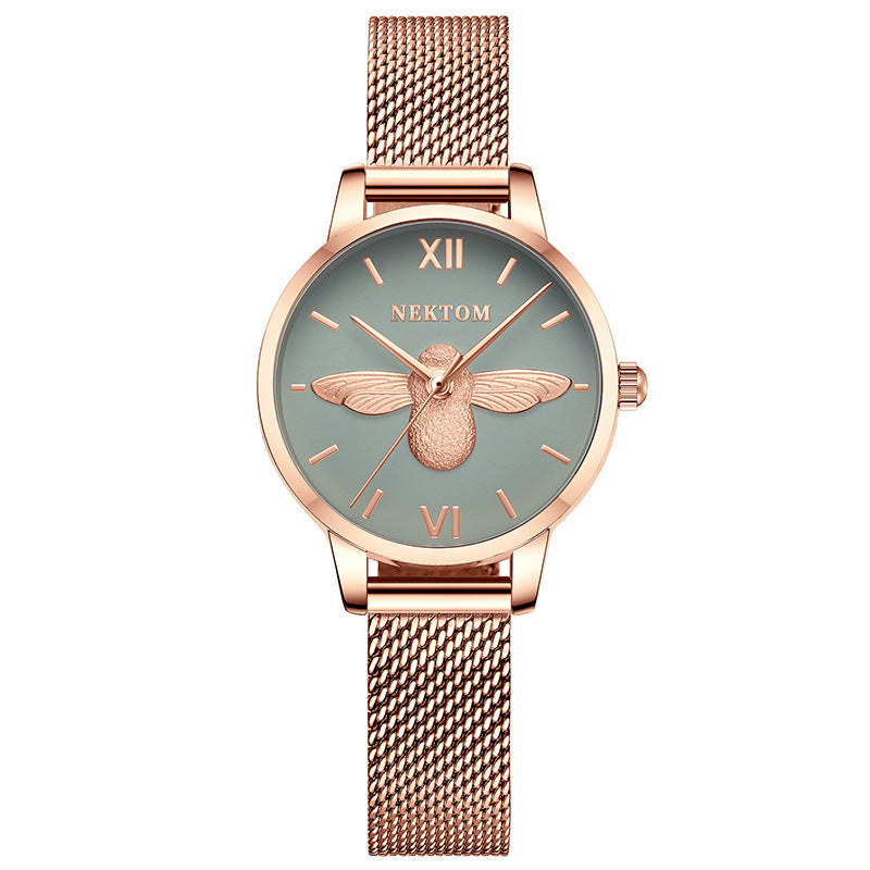 Ladies Bee Watch Fashion Trend All-Match Quartz Watch