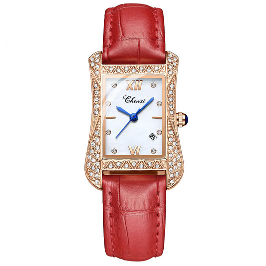 Women Wrist Watch CHENXI Brand Irregular Dial Diamond