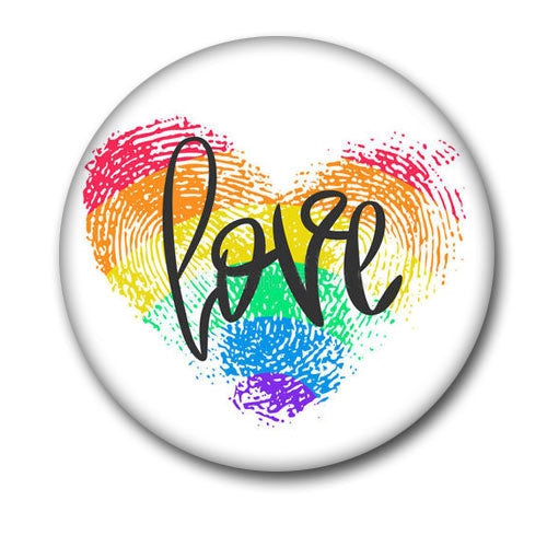 Rainbow Badge Anti-Discrimination Medal Gay Marriage Equality Sign Jewelry Brooch