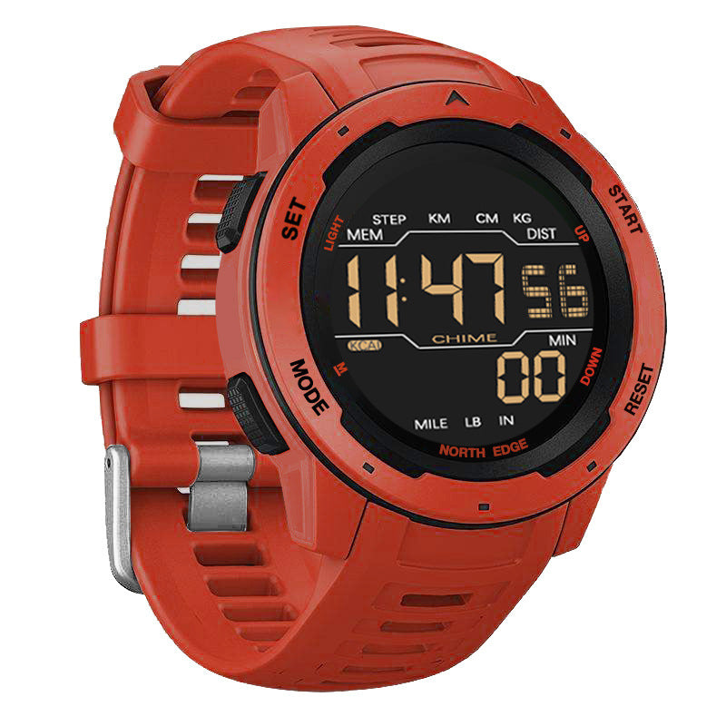 NORTH EDGE Digital Watch Multifunctional Sports Dual Time Watch