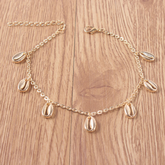 Shell Anklet Women Simple Temperament All-Match Beach Jewelry