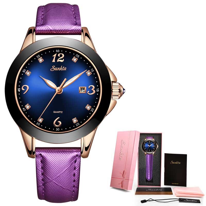 Fashion Women's Watch Luxury Ceramic Analog Watch