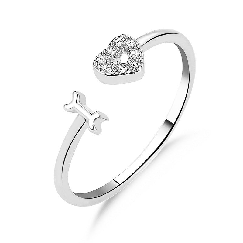 Letter Bracelet Personality Love Open Ring