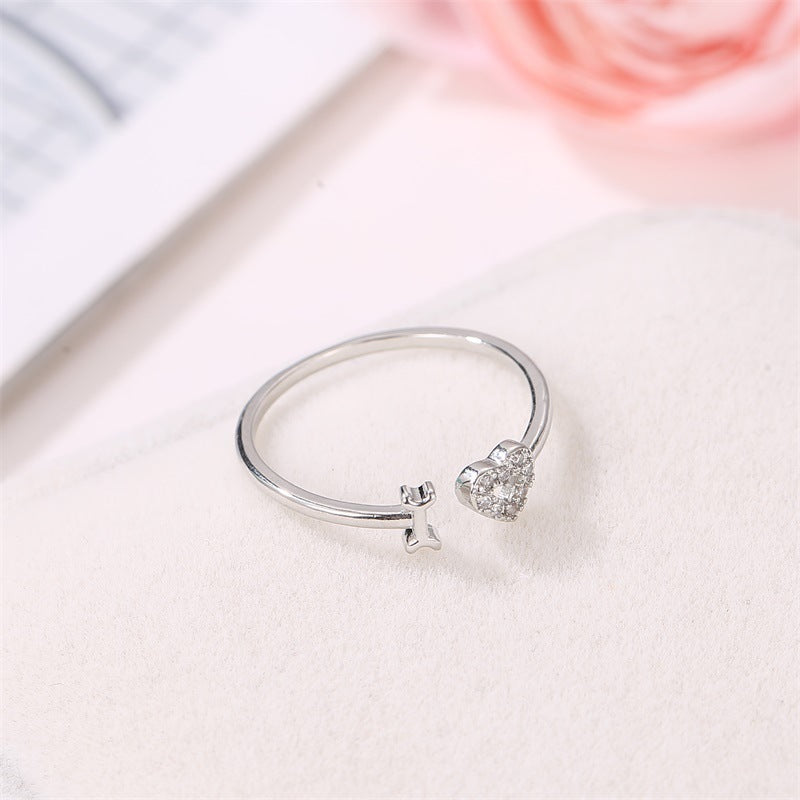 Letter Bracelet Personality Love Open Ring