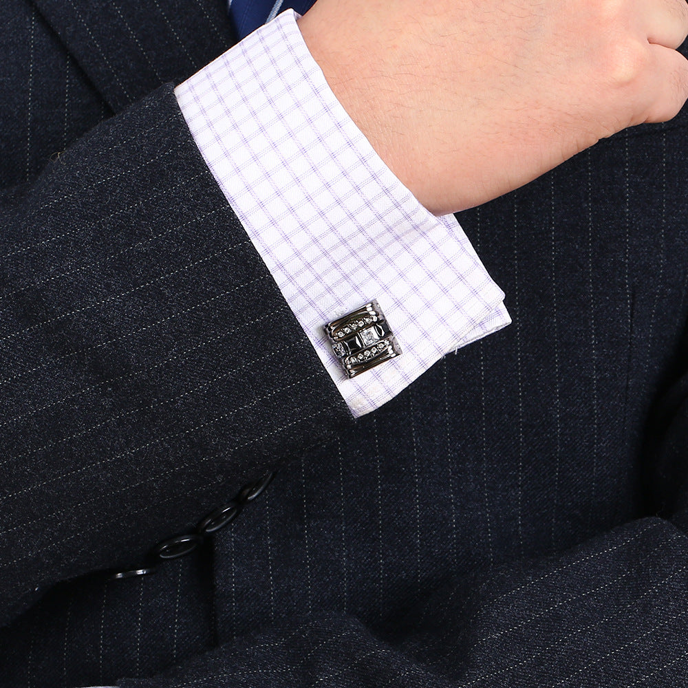 Black Business French Cufflinks