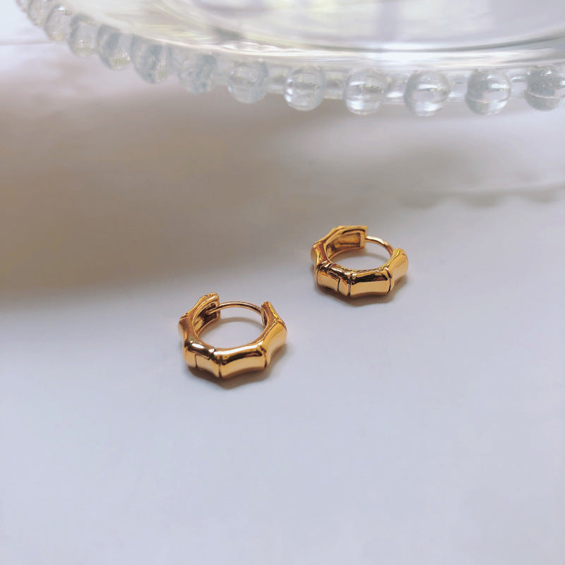 Threaded Design French Cold Earring Earrings Earbuckle