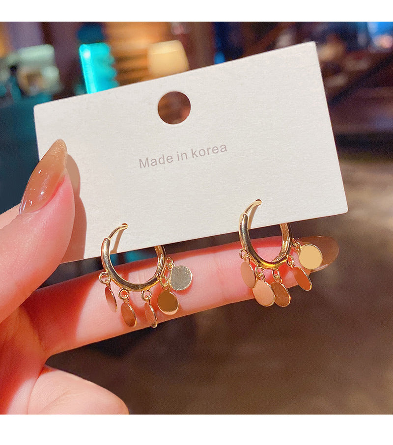 Mini Wafer Earrings