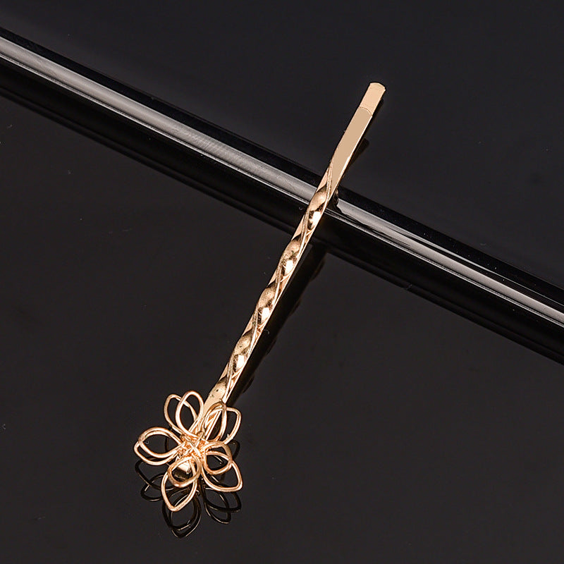 Hollow Word Clip Hair Accessories Paper Clip Hair Clip