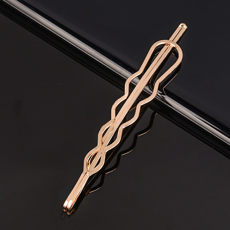 Hollow Word Clip Hair Accessories Paper Clip Hair Clip