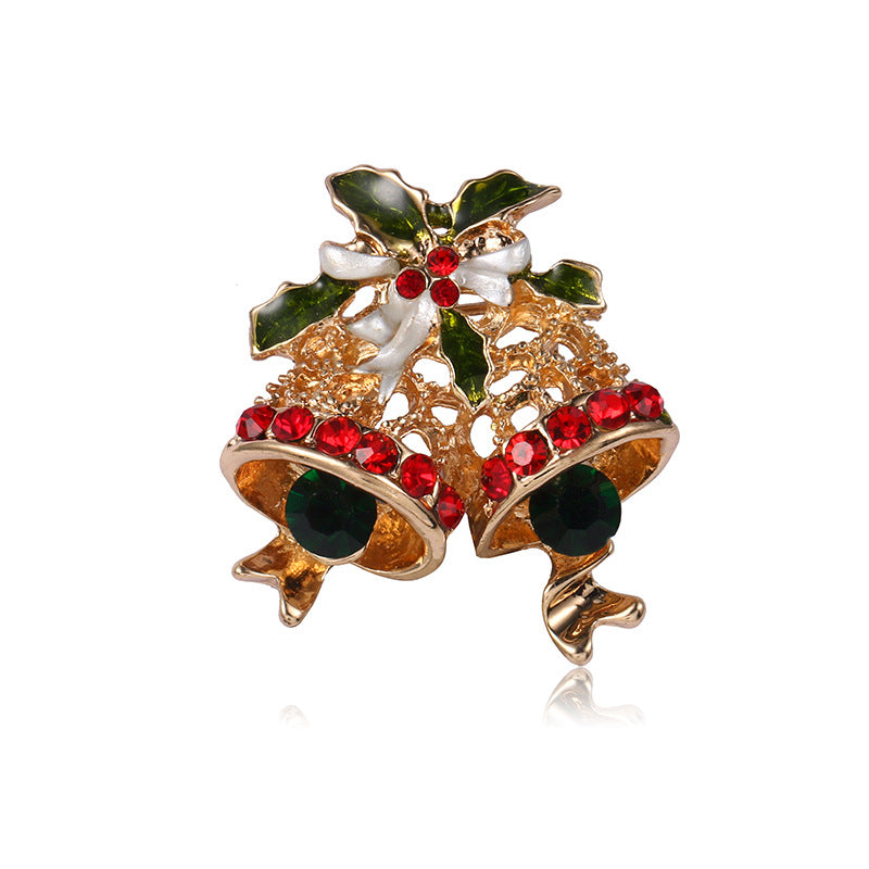 Santa Claus Christmas Tree Brooch, Retro Alloy Clothes, Shoes, Hats, Accessories, Brooches, Jewelry Pins