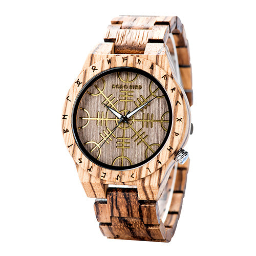 Fashion Retro Craft Men's Quartz Wooden Watch