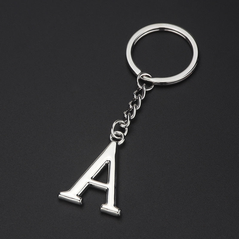 English Alphabet Letter Keychain