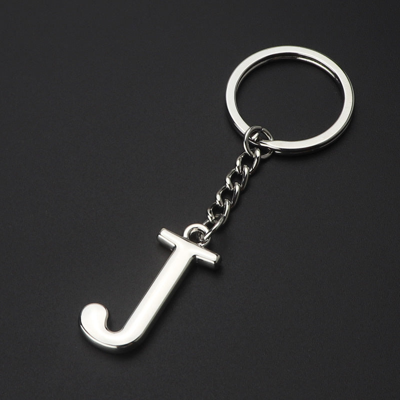 English Alphabet Letter Keychain