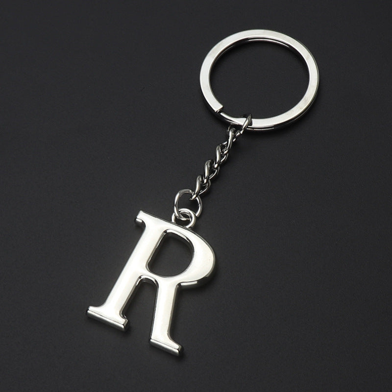 English Alphabet Letter Keychain